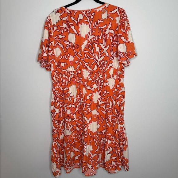 Knox Rose Floral Orange Dress - Picture 6 of 8